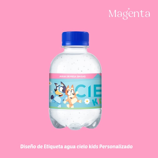 Agua Cielo kids personalizada 1